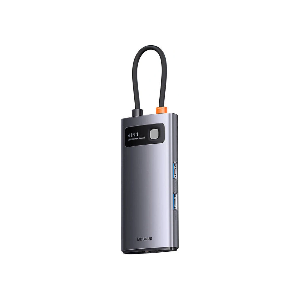 Hurtownia GSM - Hub 6v1 Baseus Metal Gleam Series USB-C - 4x USB 3.0 - BSU3496 - {ean13} - Hurt