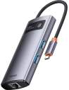 Hurtownia GSM - Hub 6v1 Baseus Metal Gleam Series USB-C - 4x USB 3.0 - BSU3496 - {ean13} - Hurt