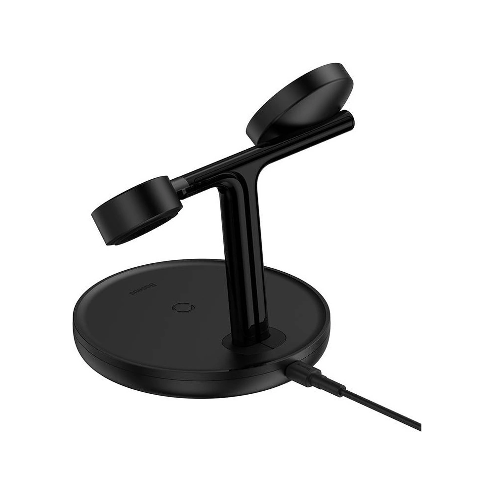 Hurtownia GSM - Indukční nabíječka Baseus 3w1 15W MagSafe (černá) - BSU3498BLK - {ean13} - Hurt