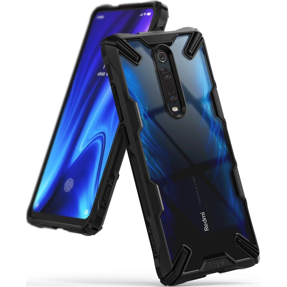 Hurtownia GSM - Etui Ringke Fusion-X Xiaomi Mi 9T/Redmi K20 černé - RGK928BLK - {ean13} - Hurt