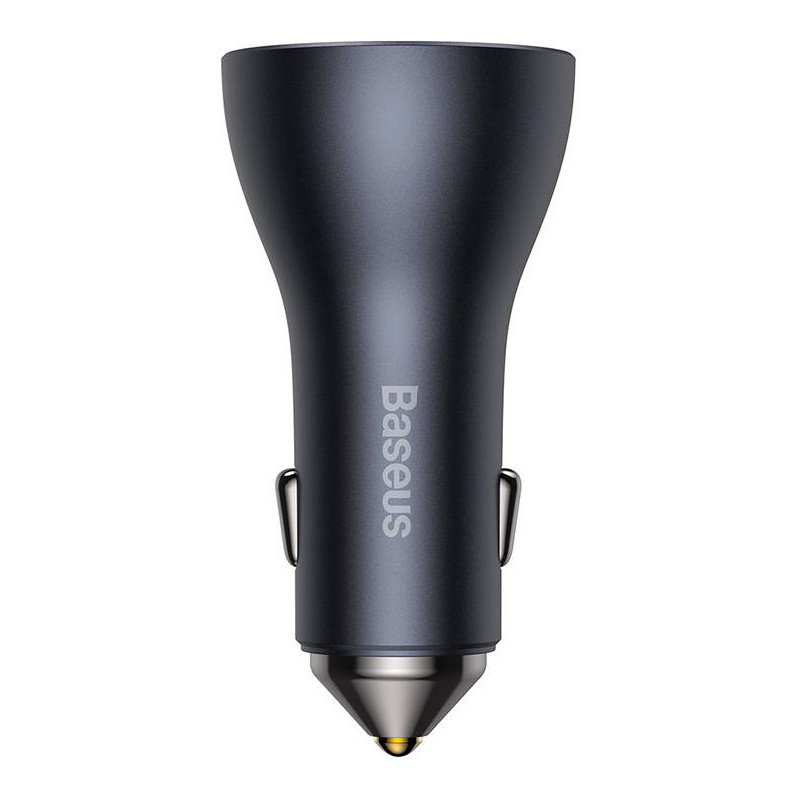 Baseus Distributor - 6932172610289 - BSU3499GRY - Baseus Golden Contactor Pro Car Charger 2x USB-C, 1x USB, 65W (gray) - B2B homescreen
