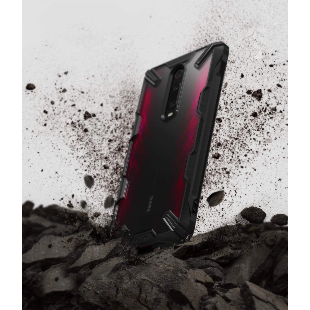 Hurtownia GSM - Etui Ringke Fusion-X Xiaomi Mi 9T/Redmi K20 černé - RGK928BLK - {ean13} - Hurt