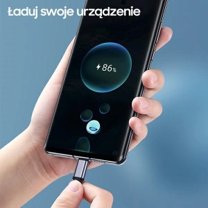 Adapter USAMS 4w1 2xUSB-C / USB-C na USB-A/ USB-C na Lightning 60W stalowy/steel SJ560USB01