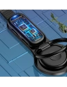 USAMS Adapter AU06 2in1 Lightning - 2 x Lightning + ring holder black SJ274LN01 (US-SJ274)