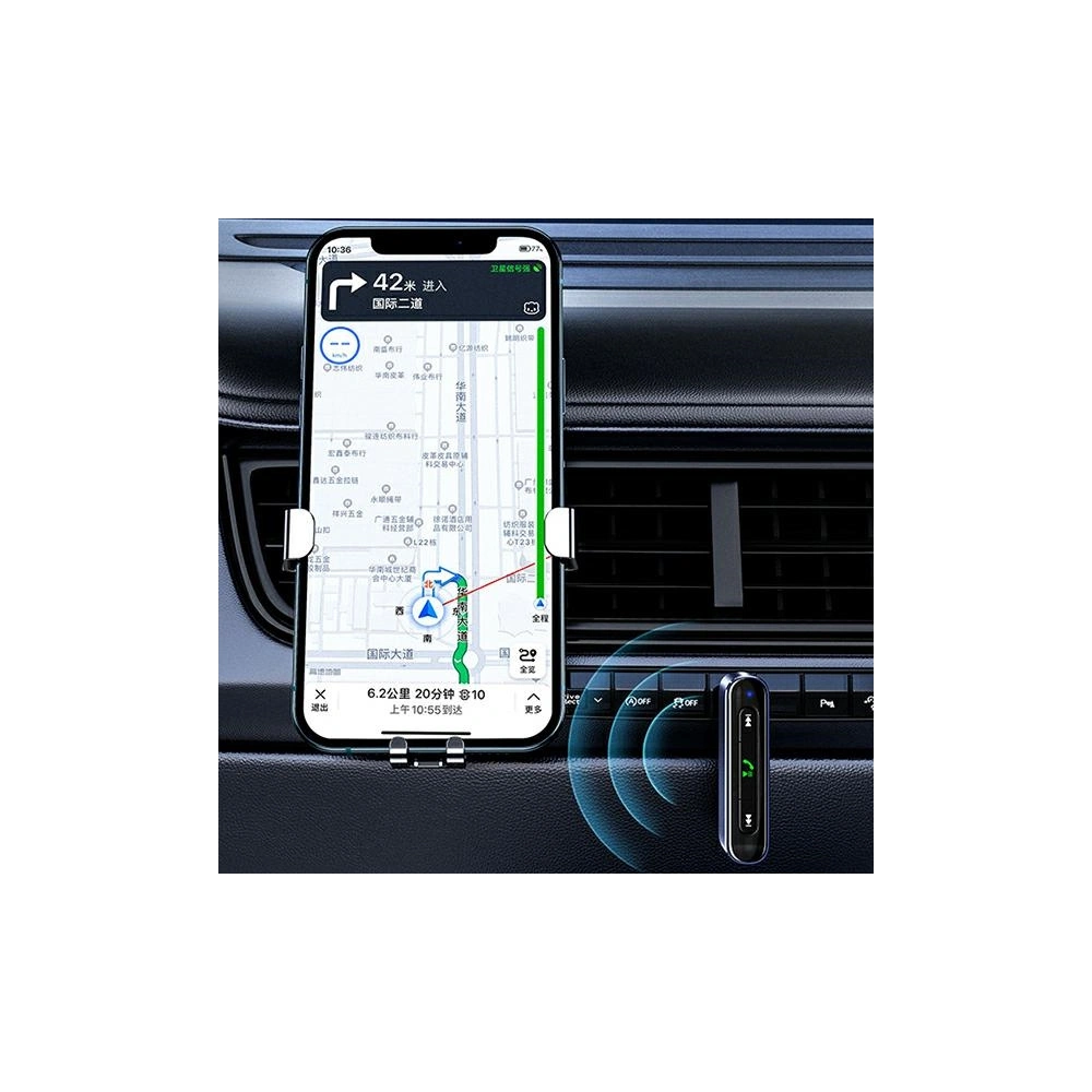 Hurtownia GSM - Adaptér USAMS audio Bluetooth 5.0 - jack 3.5mm šedý/grey SJ519JSQ01 - USA010GRY - {ean13} - Hurt