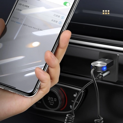 Adapter USAMS audio Bluetooth 5.0 USB-AUX szary/tarnish SJ464JSQ01