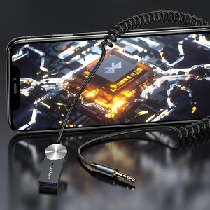 Wholesale USAMS Adapter audio Bluetooth 5.0 USB-AUX tarnish SJ464JSQ01 (US-SJ464) - USA013TAR - {ean13} - Hurt