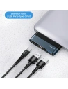 Hurtownia GSM - Hub USAMS USB 2.0/USB 3.0/USB-C szary/grey SJ490HUB01 - USA020GRY - {ean13} - Hurt