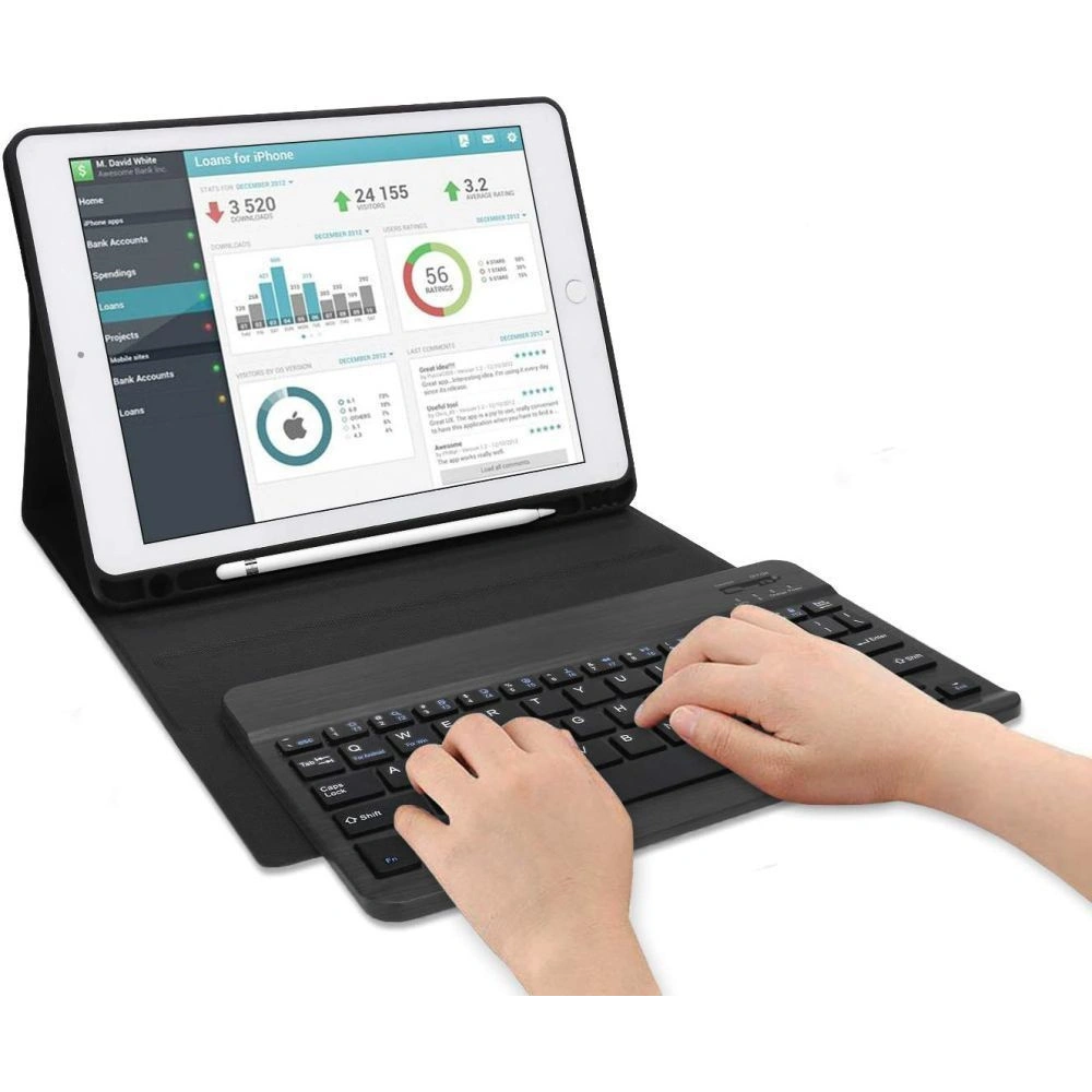 Hurtownia GSM - Etui Tech-Protect Sc Pen + klávesnice Samsung Galaxy Tab S6 Lite 10.4 2022/2020 Černá - THP1274BLK - {ean13} - Hurt