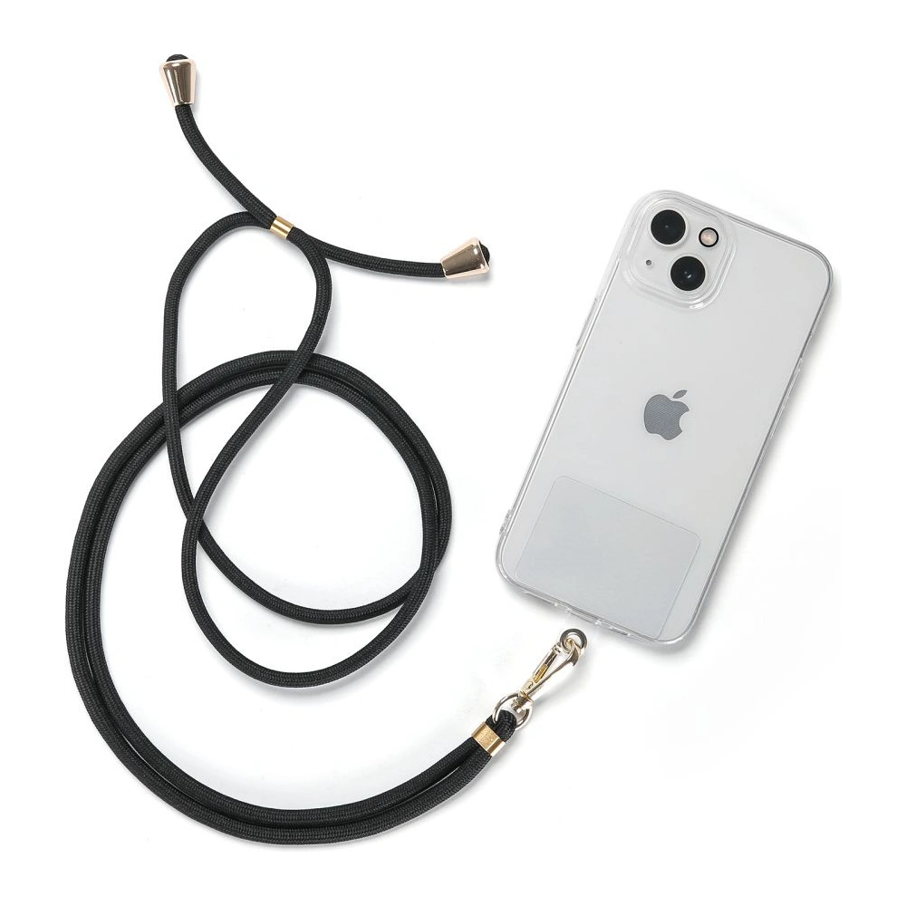 Hurtownia GSM - Smycz do telefonu Tech-Protect Chain Universal Strap Black/Gold - THP1279BLKGLD - {ean13} - Hurt