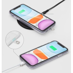 Smyč do telefonu Tech-Protect Chain Universal Strap Černá/Zlatá