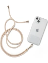 Smyčka na telefon Tech-Protect Chain Universal Strap Béžová/Zlatá
