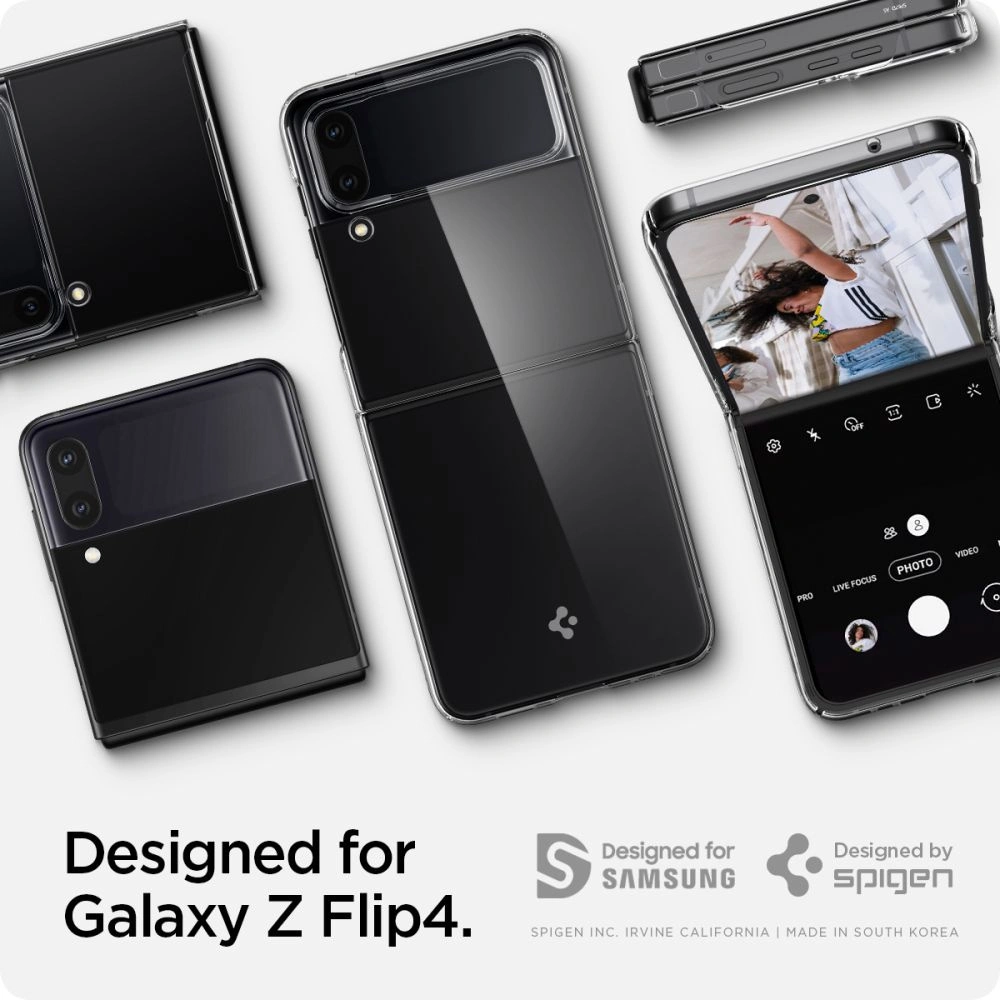 Wholesale Spigen Airskin Galaxy Z Flip 4 Crystal Clear - SPN2313CL - {ean13} - Hurt