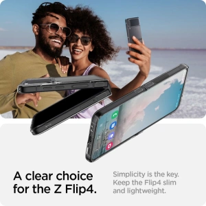 Wholesale Spigen Airskin Galaxy Z Flip 4 Crystal Clear - SPN2313CL - {ean13} - Hurt