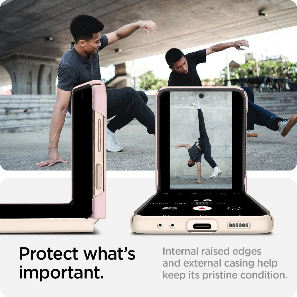 Hurtownia GSM - Etui Spigen Airskin Samsung Galaxy Z Flip 4 Cotton Pink - SPN2314COTPNK - {ean13} - Hurt
