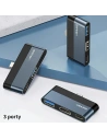 Wholesale USAMS Adapter HUB USB 3.0/USB-C/microSD grey SJ491HUB01 (US-SJ491) - USA022GRY - {ean13} - Hurt