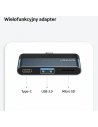 Wholesale USAMS Adapter HUB USB 3.0/USB-C/microSD grey SJ491HUB01 (US-SJ491) - USA022GRY - {ean13} - Hurt