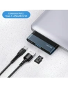 Wholesale USAMS Adapter HUB USB 3.0/USB-C/microSD grey SJ491HUB01 (US-SJ491) - USA022GRY - {ean13} - Hurt