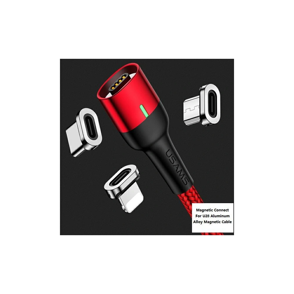 Hurtownia GSM - Adaptér USAMS magnetický U28 micro USB bulk stříbrný/silver SJ325MCTA - USA026SLV - {ean13} - Hurt