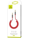 Hurtownia GSM - Adapter USAMS Spring audio jack 3,5mm -3,5mm 1,2m czerwony/red SJ256YP02 - USA033RED - {ean13} - Hurt