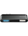 Hurtownia GSM - Adapter USAMS USB-C Mini HUB 2xUSB +Micro SD szary/grey SJ463HUB01 - USA034GRY - {ean13} - Hurt