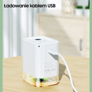 Hurtownia GSM - Automatyczny dozownik bezdotykowy USAMS Mini Sprayer biały/white ZB155XSJ02 - USA039WHT - {ean13} - Hurt