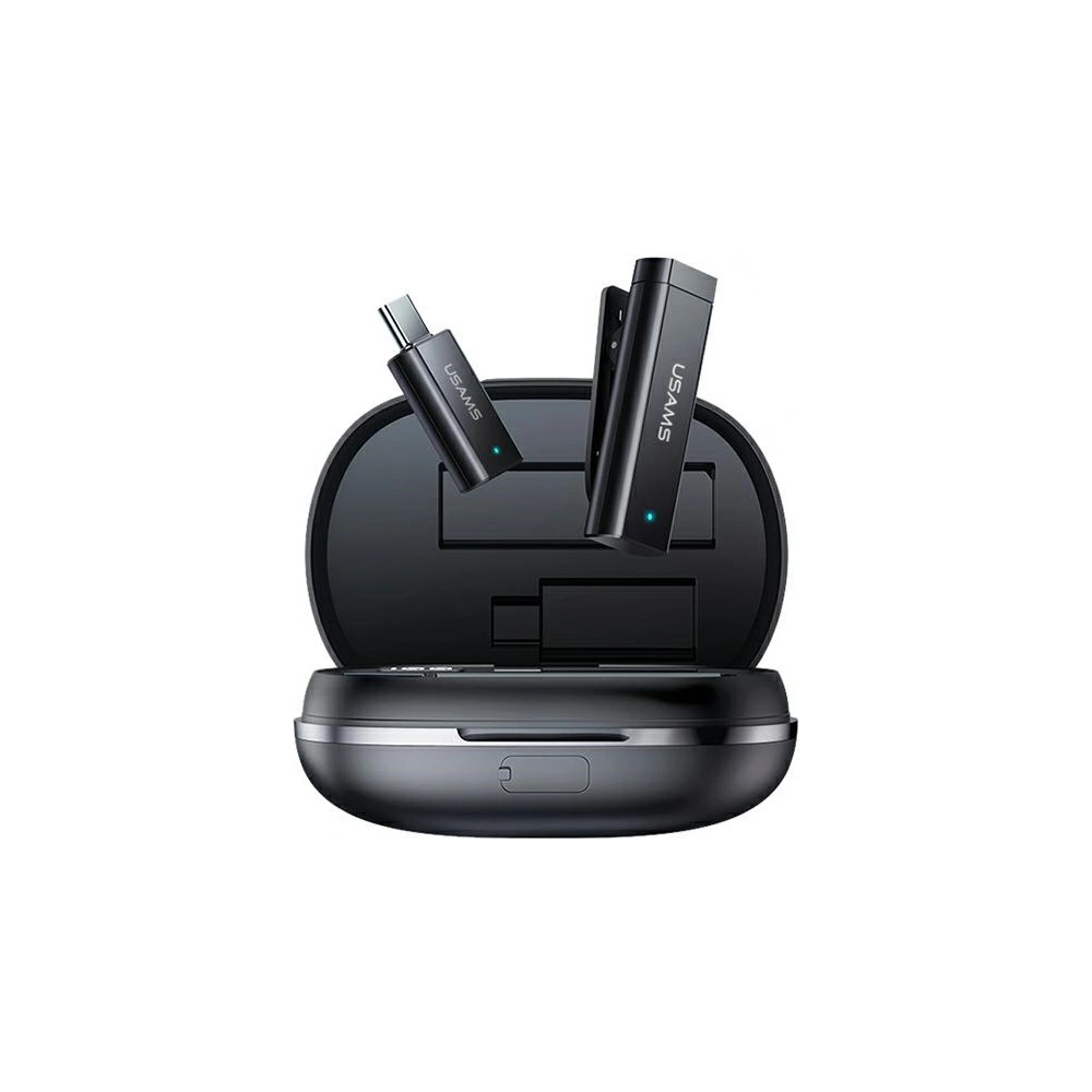 Hurtownia GSM - Bezdrátový klopový mikrofon USAMS ENC 2.4G Wireless Lavalier Microphone USB-C ZB243MKF01 - USA044 - {ean13} - Hurt