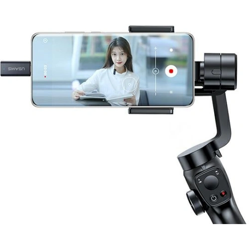 Bezprzewodowy mikrofon krawatowy USAMS ENC 2.4G Wireless Lavalier Microphone USB-C ZB243MKF01