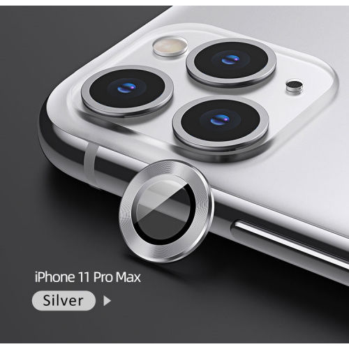Usams Distributor - 6958444987576 - USA051SLV - USAMS Camera Lens Glass Apple iPhone 11 Pro Max metal ring silver BH573JTT03 (US-BH573) - B2B homescreen