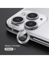 Nakładka USAMS Camera Lens Glass Apple iPhone 11 Pro Max metal ring srebrny/silver BH573JTT03