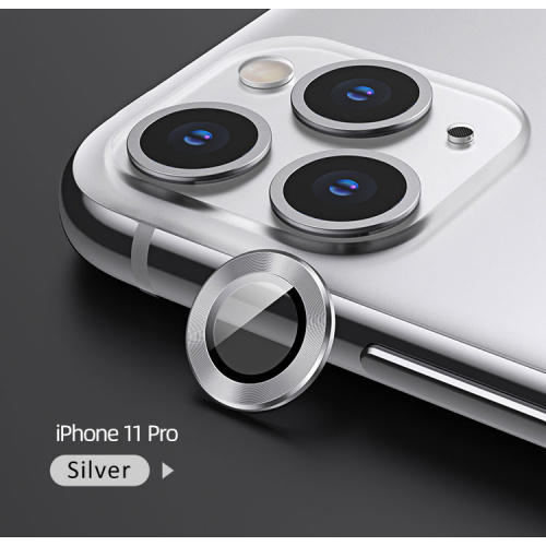Usams Distributor - 6958444987477 - USA055SLV - USAMS Camera Lens Glass Apple iPhone 11 Pro metal ring silver BH571JTT03 (US-BH571) - B2B homescreen