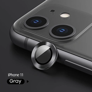 Hurtownia GSM - Nakládka USAMS Camera Lens Glass Apple iPhone 11 Pro kovový kroužek šedý/grey BH571JTT01 - USA056GRY - {ean13} - Hurt
