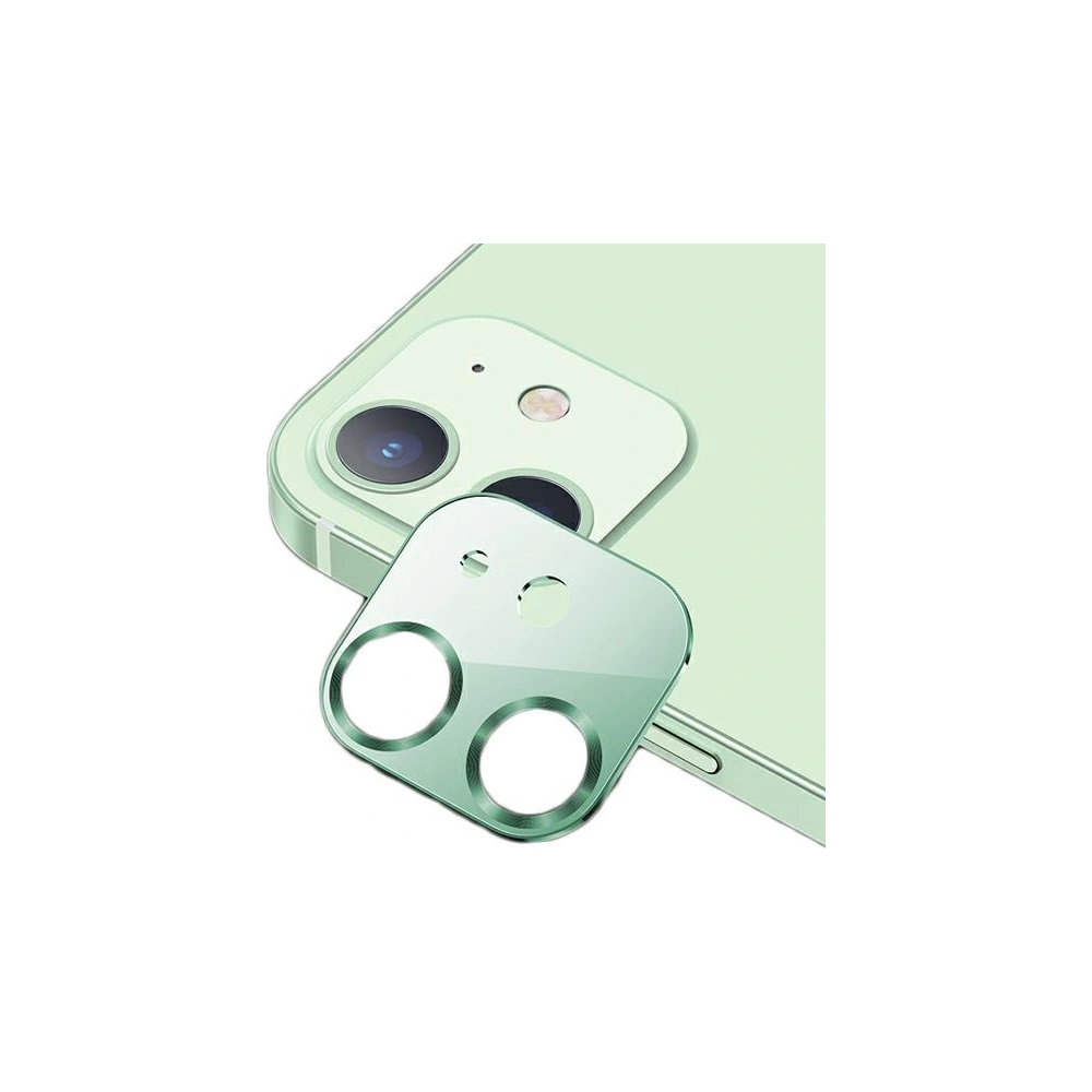 Wholesale USAMS Camera Lens Glass Apple iPhone 12 mini metal green BH706JTT04 (US-BH706) - USA074GRN - {ean13} - Hurt