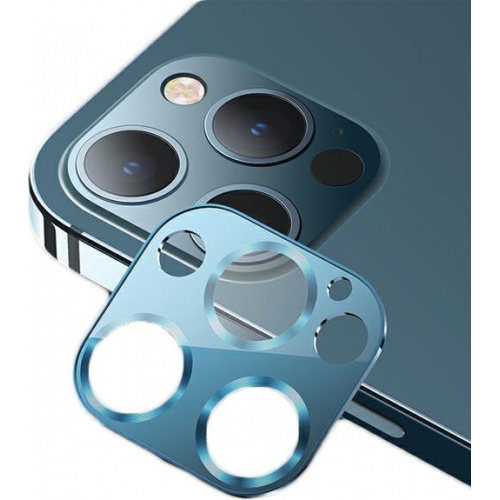 Usams Distributor - 6958444940298 - USA076BLU - USAMS Camera Lens Glass Apple iPhone 12 Pro Max metal blue BH707JTT04 (US-BH707) - B2B homescreen