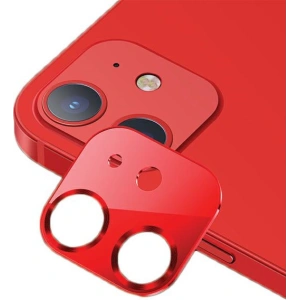 Hurtownia GSM - Nakládka USAMS Camera Lens Glass Apple iPhone 12 metal červená/red BH703JTT03 - USA085RED - {ean13} - Hurt
