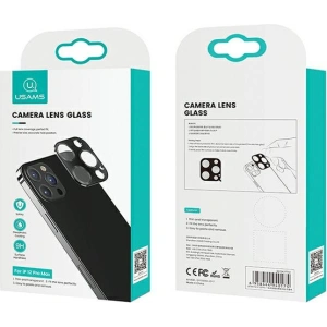 Hurtownia GSM - Nakládka USAMS Camera Lens Glass Apple iPhone 12 metal červená/red BH703JTT03 - USA085RED - {ean13} - Hurt