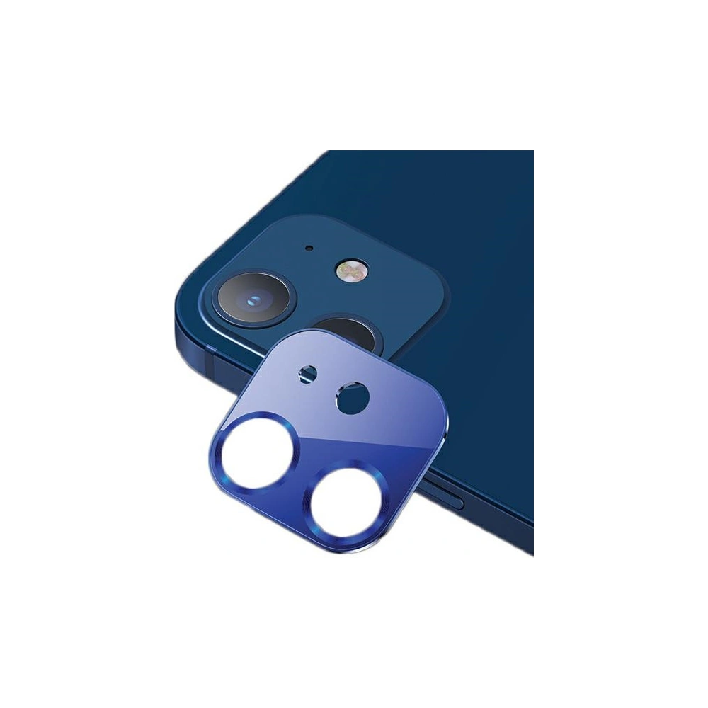Hurtownia GSM - Nakládka USAMS Camera Lens Glass Apple iPhone 12 metalická modrá/blue BH703JTT05 - USA086BLU - {ean13} - Hurt