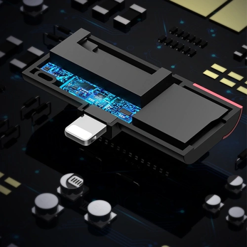 Czytnik kart SD/microSD USAMS ze złączem lightning czerwony/red SJ430DKQ02