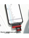Wholesale USAMS Card Reader SD/microSD Lightning red SJ430DKQ02 (US-SJ430) - USA088RED - {ean13} - Hurt