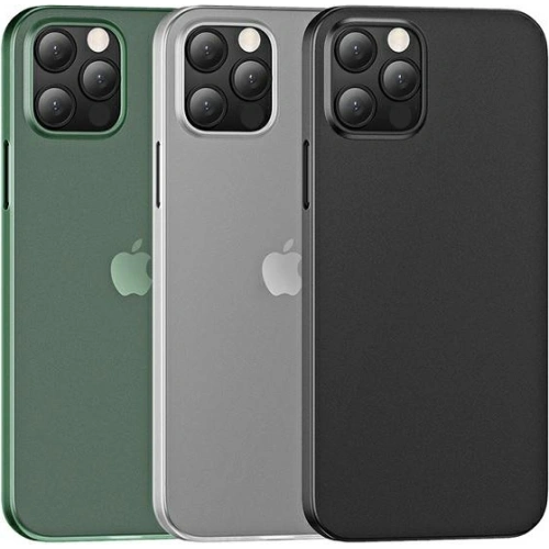 Etui USAMS Gentle Apple iPhone 12 mini zielony/transparent green IP12QR03