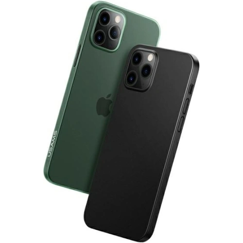 Etui USAMS Gentle Apple iPhone 12 mini zielony/transparent green IP12QR03