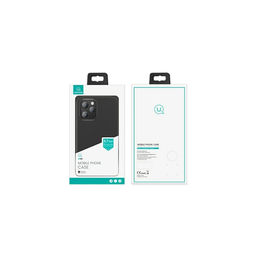 Hurtownia GSM - Etui USAMS Gentle Apple iPhone 12 Pro Max černý/black IP12PMQR01 - USA100BLK - {ean13} - Hurt