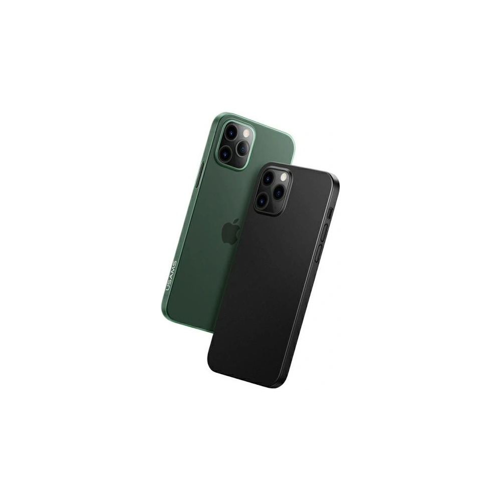 Wholesale USAMS Gentle Case Apple iPhone 12 Pro Max transparent green IP12PMQR03 (US-BH610) - USA101GRN - {ean13} - Hurt