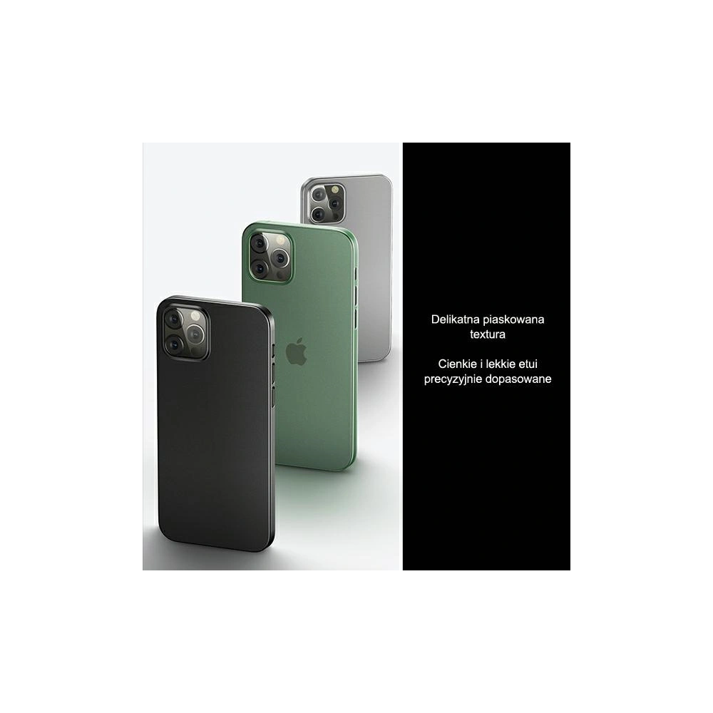 Hurtownia GSM - Etui USAMS Gentle Apple iPhone 12/12 Pro bílý/transparentní bílá IP12PPQR02 - USA102WHT - {ean13} - Hurt