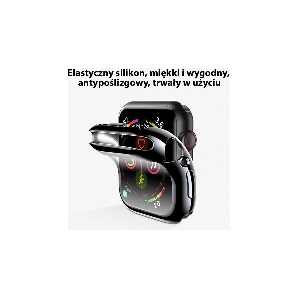 Wholesale USAMS case Apple Watch 4/5/6/7/8/9/SE 44/45mm. black IW486BH01 - USA109BLK - {ean13} - Hurt