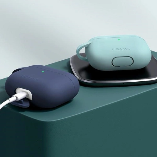Etui USAMS Apple AirPods 3 silicon czarny/black BH741AP01