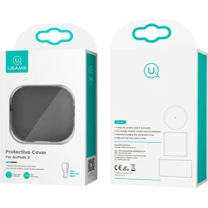 Hurtownia GSM - Etui USAMS Apple AirPods 3 silicon czarny/black BH741AP01 - USA111BLK - {ean13} - Hurt