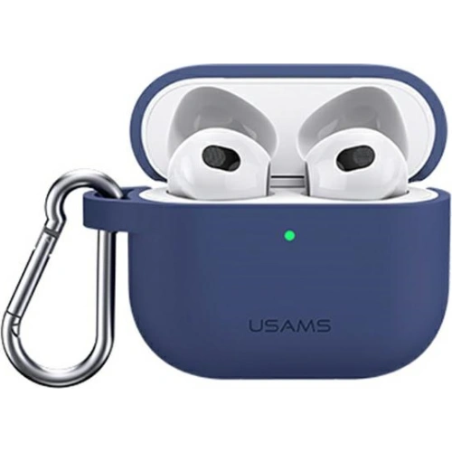 Etui USAMS Apple AirPods 3 silicon niebieski/blue BH741AP02