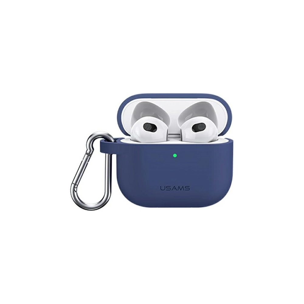Hurtownia GSM - Etui USAMS Apple AirPods 3 silicon niebieski/blue BH741AP02 - USA112BLU - {ean13} - Hurt