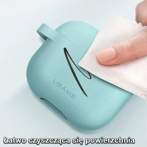 Hurtownia GSM - Etui USAMS Apple AirPods 3 silicon niebieski/blue BH741AP02 - USA112BLU - {ean13} - Hurt